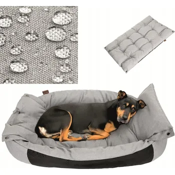 Pelíšek pro psa Matrace pro psy PillowPrim šedá 94 cm x 62 cm