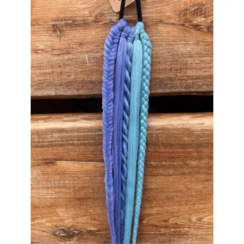 Mix modrých copánků