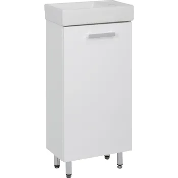 Šatní skříň Stojící skříňka LUPO bílá s umyvadlem Tummy 40 cm