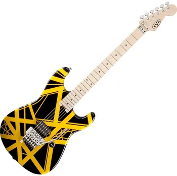 Elektrická kytara EVH Stripe Series Black with Yellow Stripes Elektrická kytara
