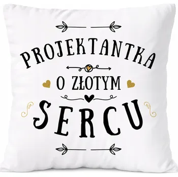 Polštář Polštář pro zástupce jako Dárek s potiskem , bílý