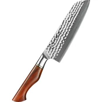 Kuchyňský nůž XinZuo HEZHEN Master B30R Santoku nůž 7"