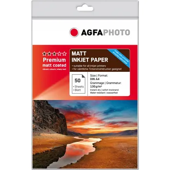 Papír AgfaPhoto Premium Mattný Papír 130 g A4 50 listů