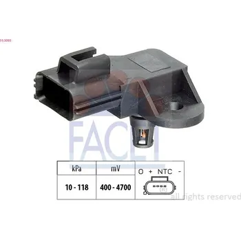 Čidlo automobilu Senzor tlaku sacího potrubí FACET 10.3093