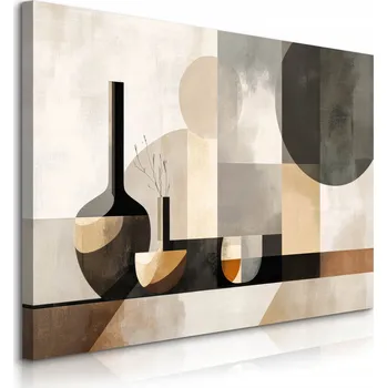 Obraz OBRAZ CANVAS DO SALONU ABSTRAKCE ZÁTIŠÍ STYL BOHO 90x60