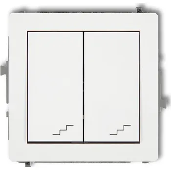 vypínač Schodišťový vypínač Karlik Elektrotechnik DWP-33 bílý