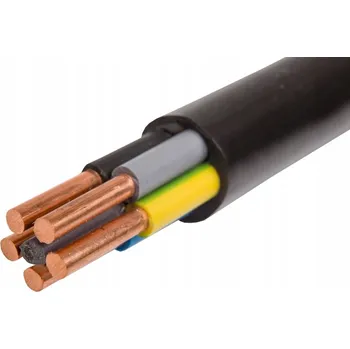 elektrický kabel Elektrický kabel Telefonika YKY, 5pramenný, 1,5 mm2, 1 m