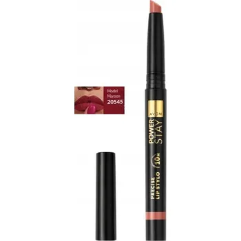 Přípravek na rty Avon Power Stay Precizní rtěnka - Model Maroon