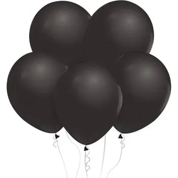 Balónek Balónky Godan 12 palců (30 cm) černé, 10 kusů