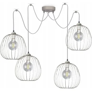 Závěsné svítidlo STROPNÍ SVÍTIDLO DRUM 4 - 4 světelné body E27