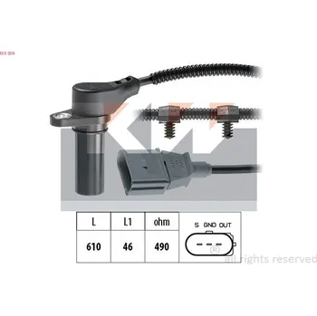 Kliková hřídel Generátor impulsů, klikový hřídel KW 453 259