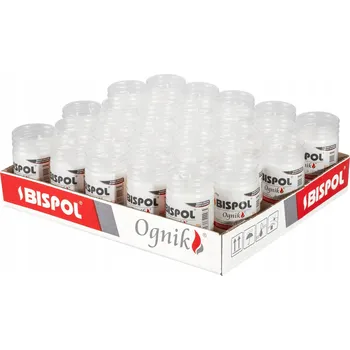 Svíčka Náplň do hřbitovních svíček Bispol parafínová 30 ks do 50 hodin