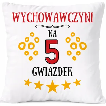 Polštář Dárek Polštář pro knihovníky s potiskem , bílý