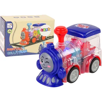 Vláček a vláčkodráha Mamido Transparentní lokomotiva pro nejmenší