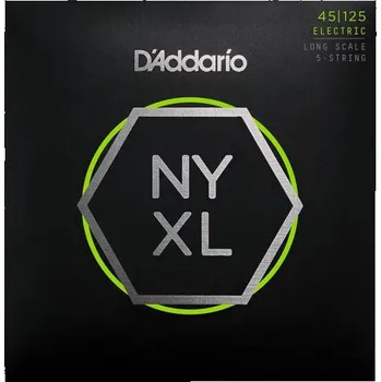 Struna pro hudební nástroj D'Addario NYXL45125 Struny pro 5-strunnou baskytaru