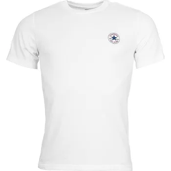 Pánské tričko tričko Converse Core Chuck Patch/CVM5T565 - WHT/White 10A M