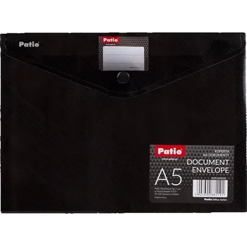 Pořadač/Desky na dokumenty A5 se zapínáním na patentku Patio