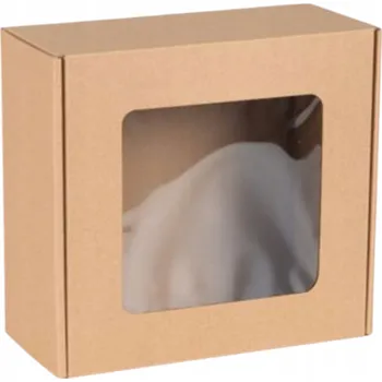 Dárková krabička Kartonová krabička 11 cm x 11 cm x 2 cm, 400 g/m2, 20 ks