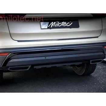 Koncovka výfuku Dummy koncovky výfuku Alu černé lesklé Kodiaq II 2024+