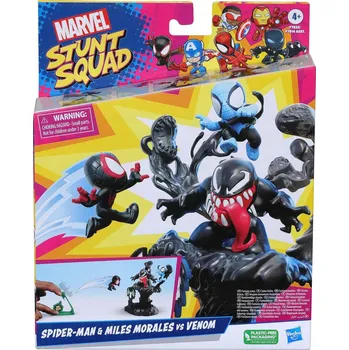 Figurka MARVEL STUNT SQUAD Spider-Man & Miles Morales PROTI Venomovi F7833