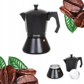 Příprava kávy Moka konvička Homla 450 ml
