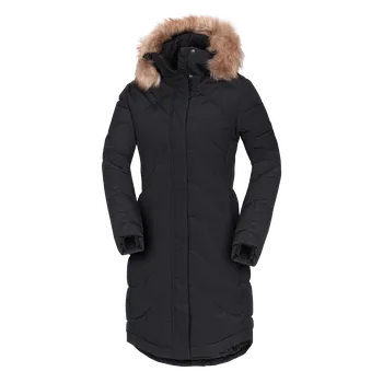 Dámská větrovka Northfinder Dámská zateplená prodloužená bunda RAELYNN, černá, S
