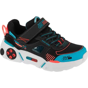 Chlapecké tenisky Černé chlapecké tenisky Skechers Gametronix 2.0 402270L-BKMT Velikost: 29