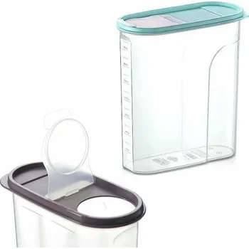 Dóza na potraviny Nádoba na sypké potraviny s dávkovačem a odměrkou 2,4 l