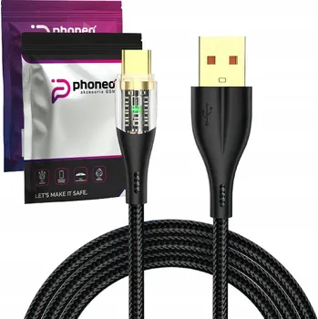 Datový kabel Kabel Phoneo USB - USB-C 1 m černý