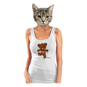 Bastard Zombie teddy dámské tílko klasické White