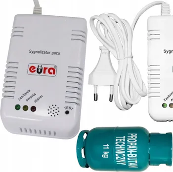 Bezpečnostní detektor SPECIALIZOVANÝ DETEKTOR ZEMNÍHO PLYNU A PLYNŮ Z LÁHVE LPG PROPAN-BUTAN