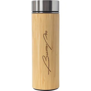 Termoska Termoska MatMay Termoláhev na vodu BAMBUSOVÁ termoska 360 Ml 0,36 l béžová