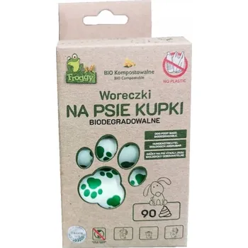sáček na exkrement Sáčky na psí exkrementy Froggy 90 ks