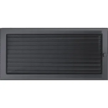 Větrací mřížka Mřížka výdechová lakovaná Kratki šedá