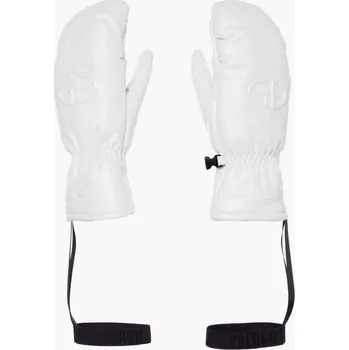 Módní doplněk Kožené lyžařské rukavice GOLDBERGH Hilja Mittens White Bílá 8