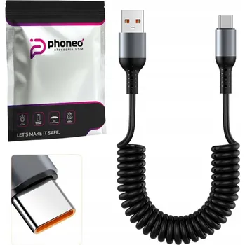 Datový kabel Kabel Phoneo USB - USB Typ C 1,5 m černý