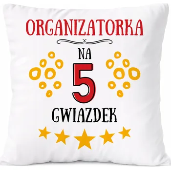 Polštář Dárek Polštář s motivem stavebního dělníka s potiskem , bílý PoliDraw