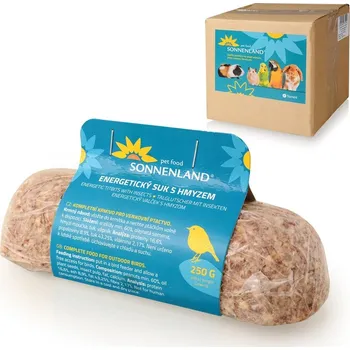 Krmivo pro ptáka SET Sonnenland Energetický lojový suk s hmyzem pro venkovní ptactvo - 10 ks za zvýhodněnou cenu