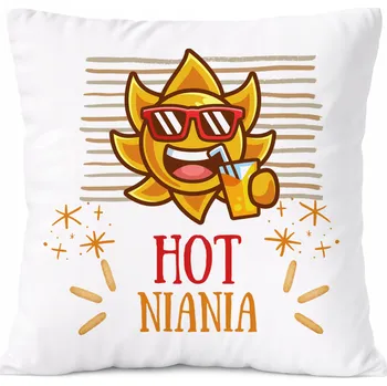 Polštář Dárek Polštář Broker s potiskem , bílý PoliDraw