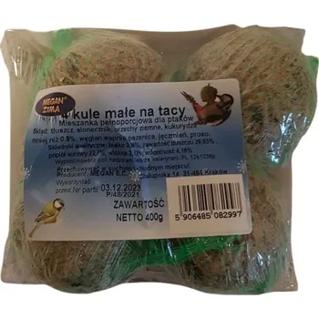 Krmivo pro ptáka Megan lojové koule 4x90g