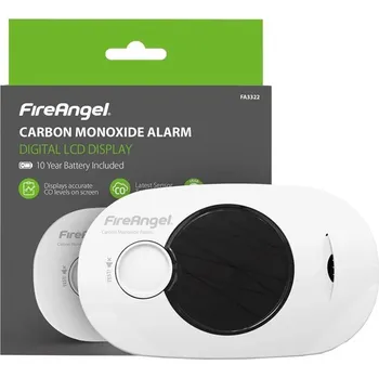 Bezpečnostní detektor Digitální detektor oxidu uhličitého FIRE ANGEL