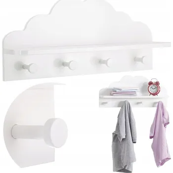 Věšák Šatní ramínko MDF deska Atmosphera bílý