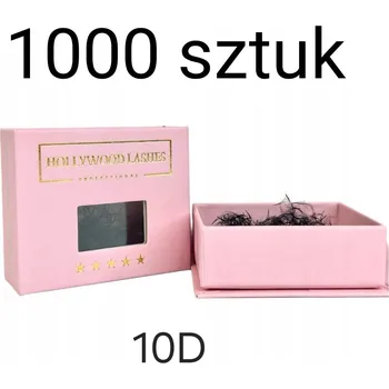 Umělé řasy HOTOVÉ TRSY ŘAS 10D 0,05C 13MM 1000ks Hollywood Lashes