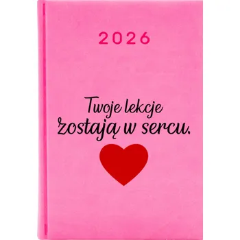 Kalendář Knižkový kalendář 2026 A5 FunnyCase růžový