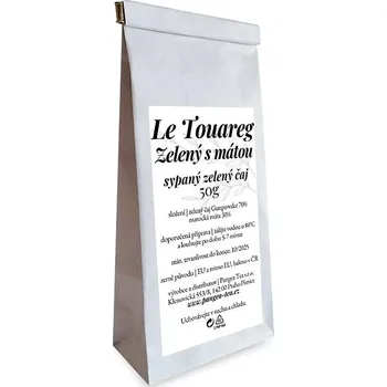 Čaj Pangea Tea sypaný čaj Le Touareg / Zelený s mátou, 50g