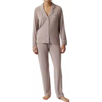 Dámské pyžamo Dámské pyžamo 495 beige - Atlantic béžová L