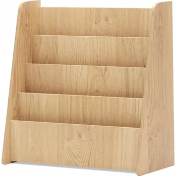 Knihovna Regál Costway 57,5 x 26,5 x 59 cm, odstíny hnědé