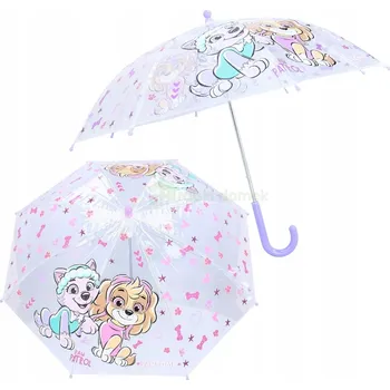 Průhledný deštník Tlapková patrola SKYE pro děti