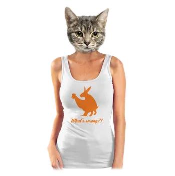 Bastard What's wrong dámské tílko klasické White