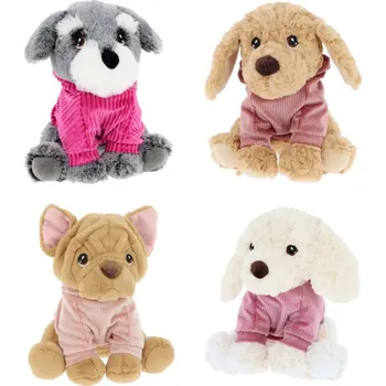 plyšák Keeleco Štěně v mikině 18 cm 4 druhy